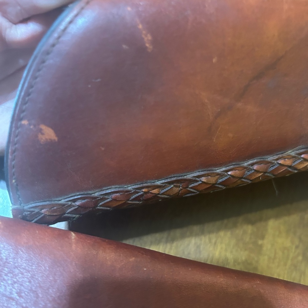 ❌SOLD❌Vintage Women's Frye Campus Boots Braided Leather Detail Size 7 B Made USA - Picture 6 of 11